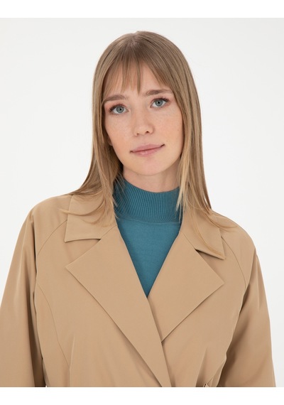 Pierre Cardin Kadın Camel Trençkot 50285223-vr015 Camel
