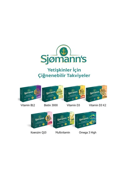 Sjomann's Multivitamin Çiğnenebilir Jel 30 Tablet 2 Adet