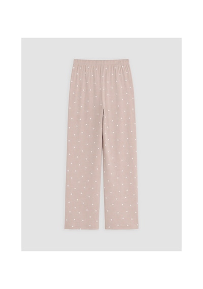 Lcw Dream Bej Puantiyeli Kadın Pijama Takım