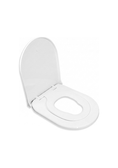 Aqua Bagno Junior D Çocuk Adaptörlü Klozet Kapağı Tak Çıkar Yavaş Kapanan Beyaz Pp Diğer