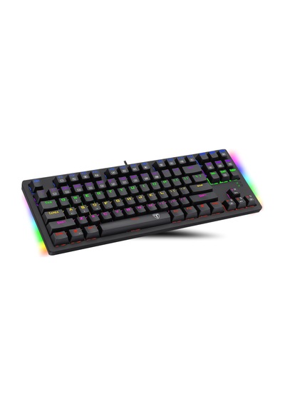T-dagger Balı, T-tgk311-bl, Usb Kablolu, Türkçe Q, Rainbow Backlight, Blue Mekanik Switch, 87 Tuşlu, Gaming Klavye