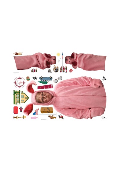 A Christmas Story Ralphie Bunny Suit Dev Duvar Çıkartmaları Diğer
