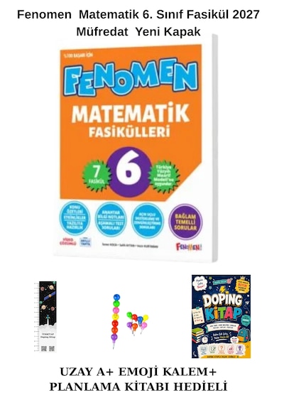 Fenomen 6. Sınıf Matematik Fasikül 7 Li Planlama Kitabı +emoji K+uzay A 2027 Yeni Maarif Modeli Ve Yeni Kapak