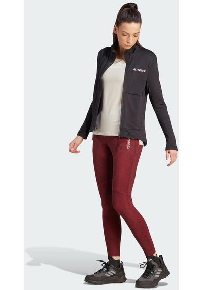 Adidas Terrex Multi Light Fleece Full Zip Kadın Sweatshirt 001