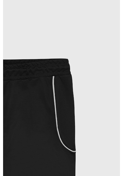 Ac&Co / Altınyıldız Classics Erkek Sıyah Standart Fit Normal Kesim Rahat Örme Şort Siyah