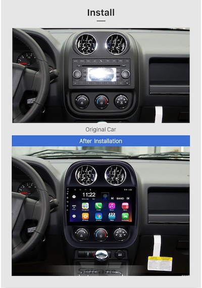 Jeep Compass 2010-2014 Multimedya Navigasyon Usb Kamera Carplayer