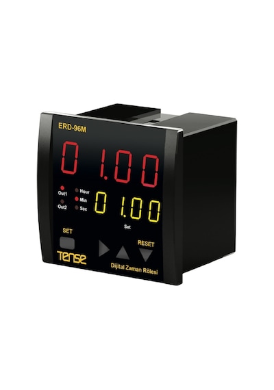 Tense Erd-96m ,96x96mm 110v..220vac Kontak-2a2k Dijital Zaman Röle