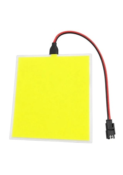 Powermaster Pm-37725 100x100mm Elektrominesans El 3v Led Panel Sarı Aydınlatmalı Esnek Yapı