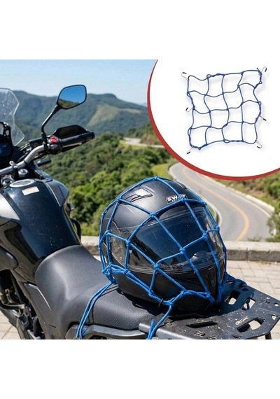 5.11 Kask Esnek Motosiklet Kask Ve Bagaj Filesi Kask Sabitleyici Plastik Kancalı Taşıma Ağı 35x35 Cm Bx40 10 farklı renk