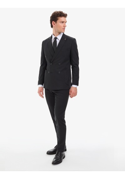 Pierre Cardin Erkek Siyah Takım Elbise 50316758-vr046