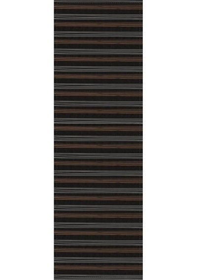 Siyah Çizgi Desenli Premium Masa Örtüsü Runner Rnr167n11