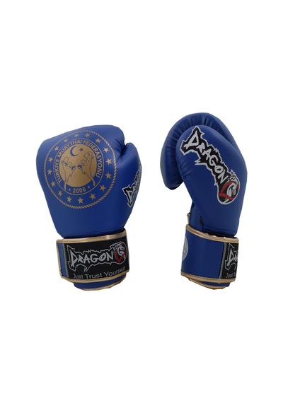 Dragondo 30218-p Martina Muaythai Federasyon Onaylı Boks Eldiveni Mavi