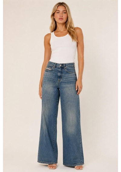 Alexandergardi Wide Leg Denim Pantolon Mavi