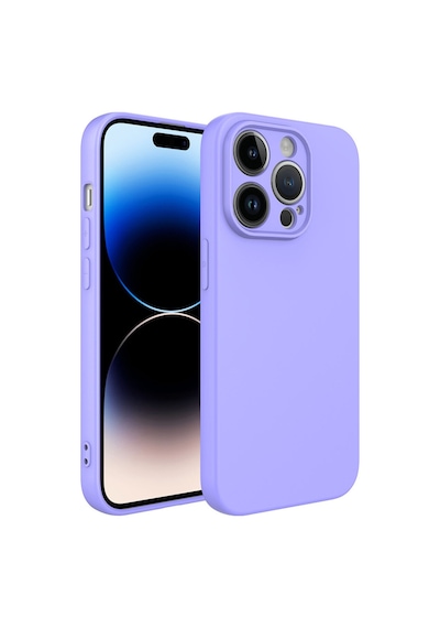 Apple İphone 14 Pro Max Uyumlu İçi Kadife Kamera Korumalı Renkli Silikon Kılıf