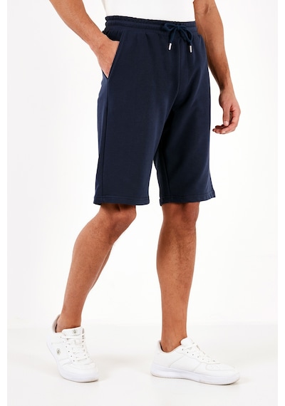 Buratti Pamuklu Belden Bağlamalı Cepli Regular Fit Erkek Short 5908042 Indigo