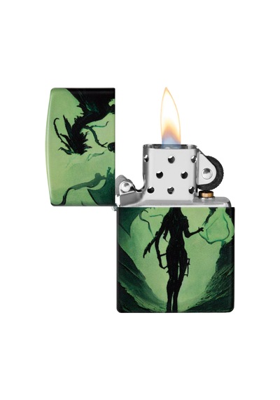 Zippo 49193 Dragon Design Çakmak Çok Renkli