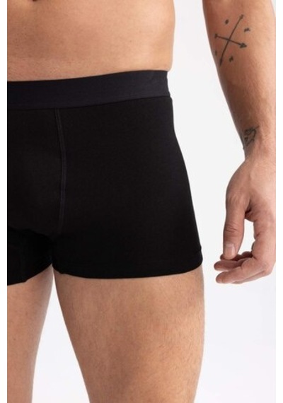 Defacto Regular Fit 3lü Boxer N4277az23spbk27 Siyah