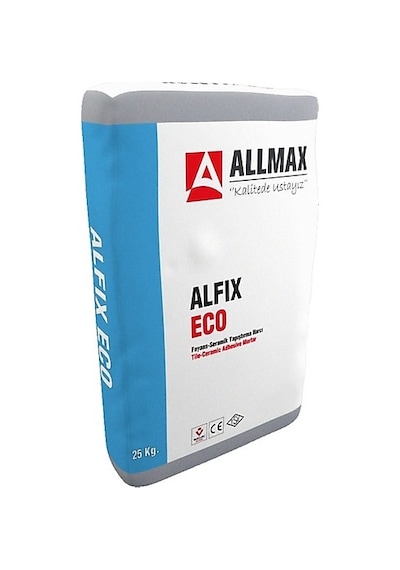 Allmax Alfix X3 Fayans Seramik Yapıştırma Harcı Gri 25 Kg.