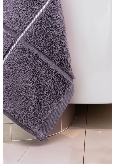 Varol Kare Micro Cotton Banyo Havlusu 90x150cm Antrasit-90x150cm Antrasit