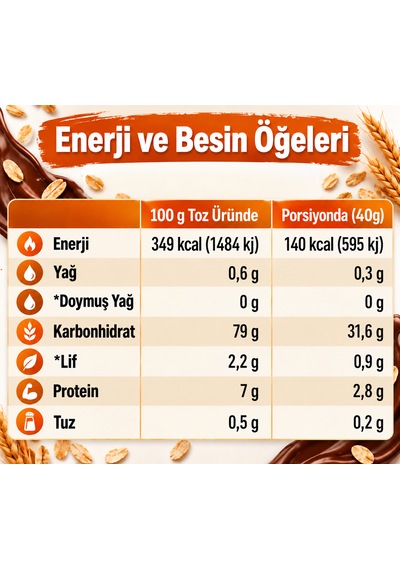 Gainup Cream Of Rice 1000gr - Çikolata Aromalı Pastörize Mikonize Pirinç