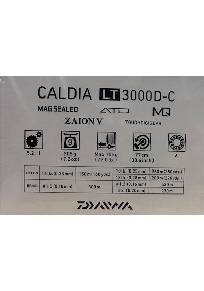 Daiwa Caldia Mq 22 Lt 3000 Cxh Spin Olta Makinesi