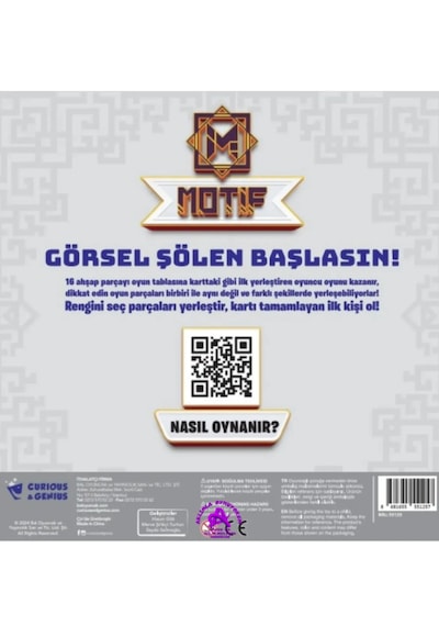 Motif Kutu Oyunu Turnuva Oyunu - Strateji Ve Eğlencenin Bir Ara