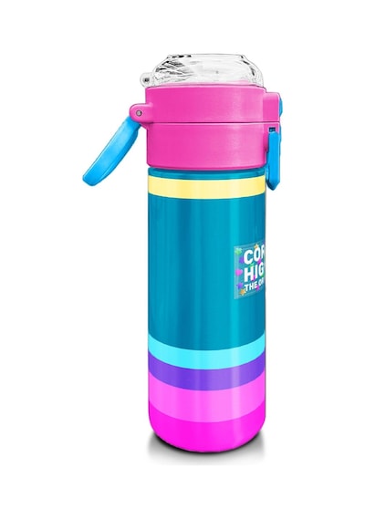 Coral High Kids Pembe Pastel Renkli Pipetli Ve Direkt İçim Çelik Termos 500 Ml 31960 Pembe - Koyumavi