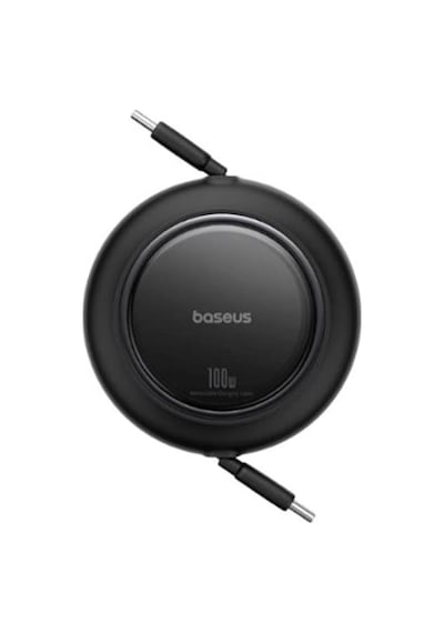 Baseus P10364500113-00 Free2 Pull Mini Kablolu Usb-c 100w Şarj Kablosu Siyah