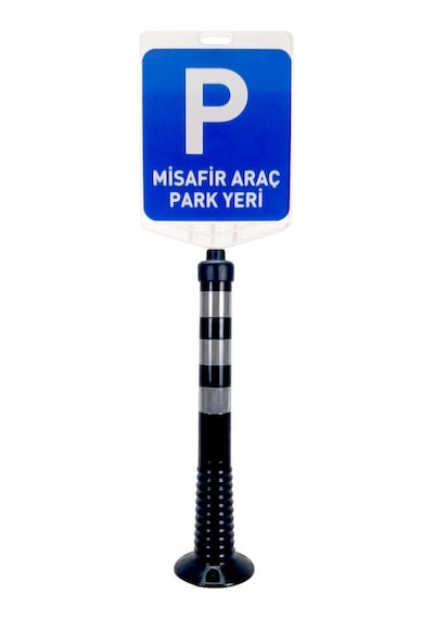 Misafir Araç Park Yeri Çift Taraf Baskı Delinatör Seti Siyah N11.147