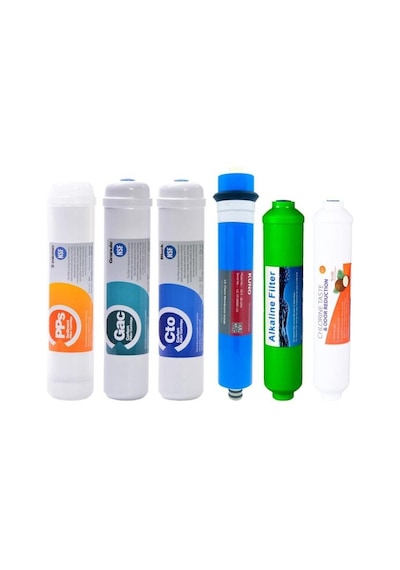 Kapalı Kasa Su Arıtma Cihazı 6lı Inline Filtresi Seti 6 Aşamalı Lg & Kuno Membran