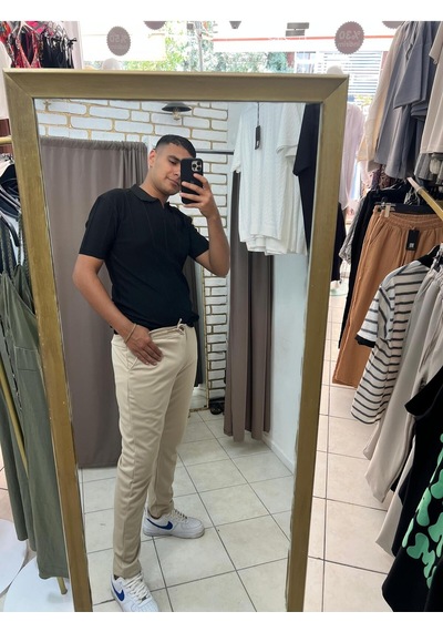Tuba Toptaş Jogger Pantolon Bej