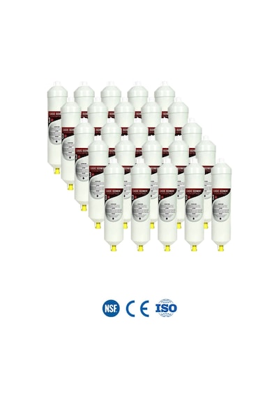 Sumarkt Kapalı Kasa Su Arıtma Cihazı Yeni Seri Inline 3 Aşamalı Toptan 25 Takım Filtre Bakım Seti
