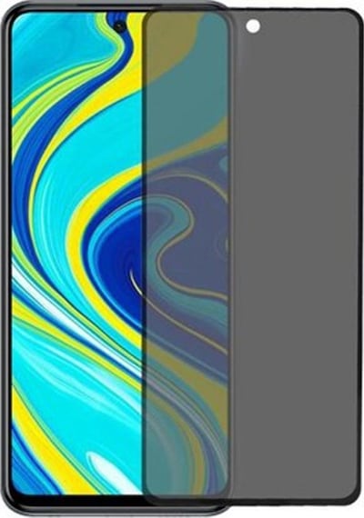 Xiaomi Redmi Note 9S Hayalet Ekran Koruyucu Tam Kaplayan Gizli