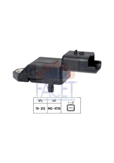 Manıfold Basınç Sensörü 206-207-Nemo-Bıpper-C2-C3-C3 1.4Hdı 2002-