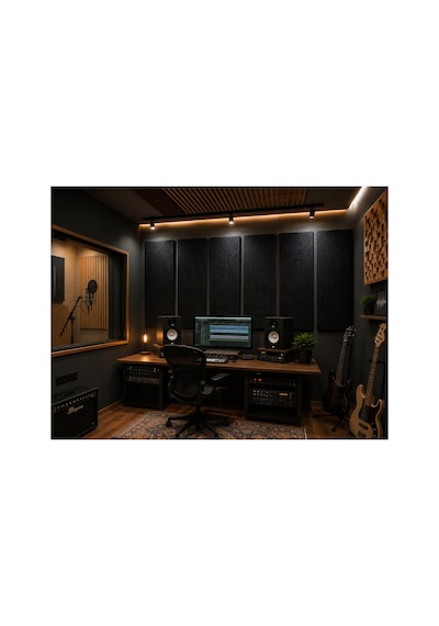 Winflex 60x120 Cm Akustik Kumaş Panel Siyah