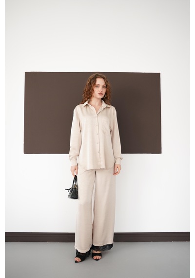 Verymoda Uzun Kollu Gömlek F2101 Taş