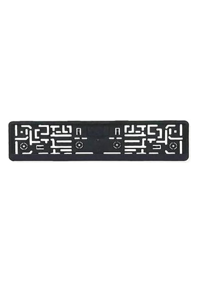 Z Tech Siyah Plastik Oto Plakalığı, 54 X 12 Cm, Yazısız Dikdörtgen Çerçeve