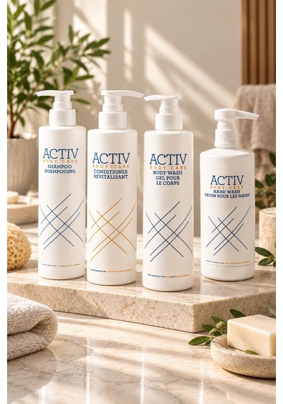 Actıv Body Care 4'lü Bakım Seti 360 Ml Şampuan + Saç Kremi + Duş Jeli + Sıvı El Sabunu