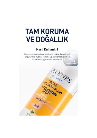 By Sweden Herbal Renkli Güneş Koruyucu Dry Light 50 Spf