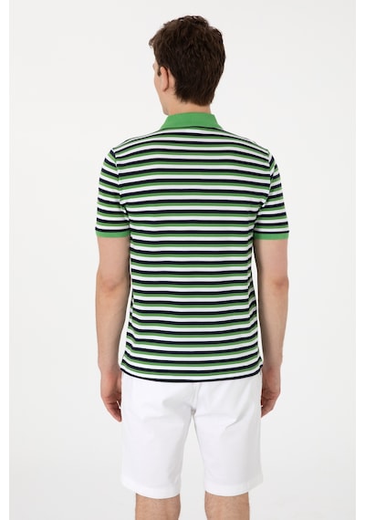 U.S. Polo Assn. Erkek Regular Fit Polo Yaka Yeşil Tişört 50306794-VR054