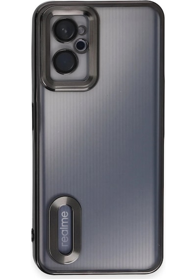 Cosmotex Newface Realme 9i 4g Kılıf Slot Silikon - Siyah Sıyah