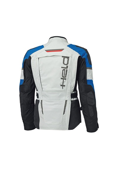 Held Carese 3 Adventure Korumalı Motosiklet Montu Gri Mavi