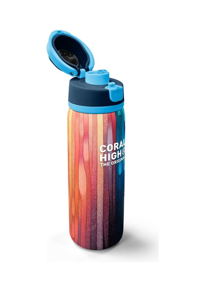 Coral High Lacivert Renkli Pipetli Ve Direkt İçim Çelik Termos 800 Ml 38550 Çok Renkli