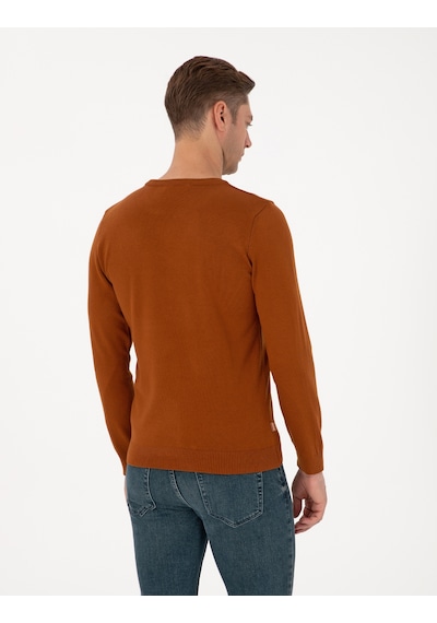 Pierre Cardin Kahverengi Slim Fit Bisiklet Yaka Basic Triko Kazak 50315509-vr040 Açık Turuncu Pierre Cardin Kahverengi Slim Fit Bisiklet Yaka Basic Triko Kazak 50315509-vr040 Açık Turuncu