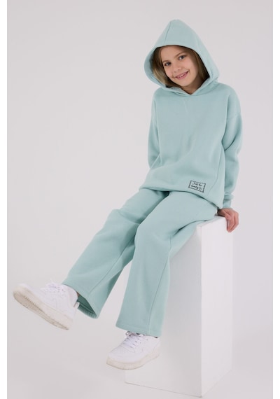 Rolypoly Kız Çocuk Yeşil Eşofman Takımı 5274-48678 Yeşil