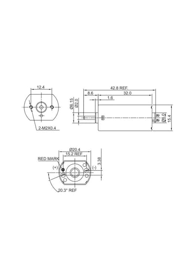 FF-180 3-6V DC Motor - Tıraş Makinesi Motoru