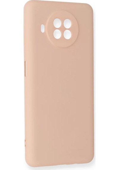 Newface Xiaomi Mi 10t Lite Kılıf Nano İçi Kadife Silikon - Pudra