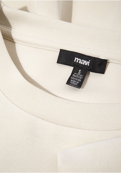 Mavi - Lux Touch Tencel Tm Modal Ekru Sweatshirt 168837-70065 Ekru