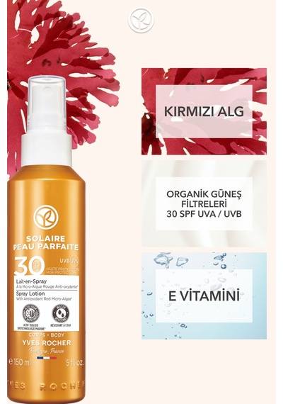 Yves Rocher Vücut Güneş Spreyi - Spf 30 / Solaire Peau Parfaite-150 Ml-32276