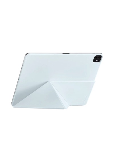 Apple Uyumlu iPad Pro 13 2024 Pitaka Magez Falio 2 Kalem Bölmeli Standlı Kılıf Mavi